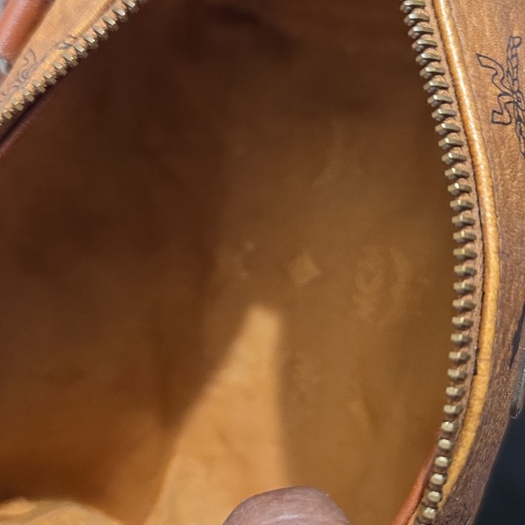 MCM Tan Leather Mini Bag with Chain Strap - Picture 13 of 13